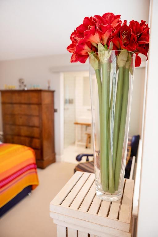 Postel nebo postele na pokoji v ubytování Leaba B&B