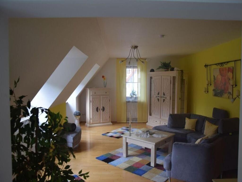 Uma área de estar em Pleasant apartment in Pottenstein