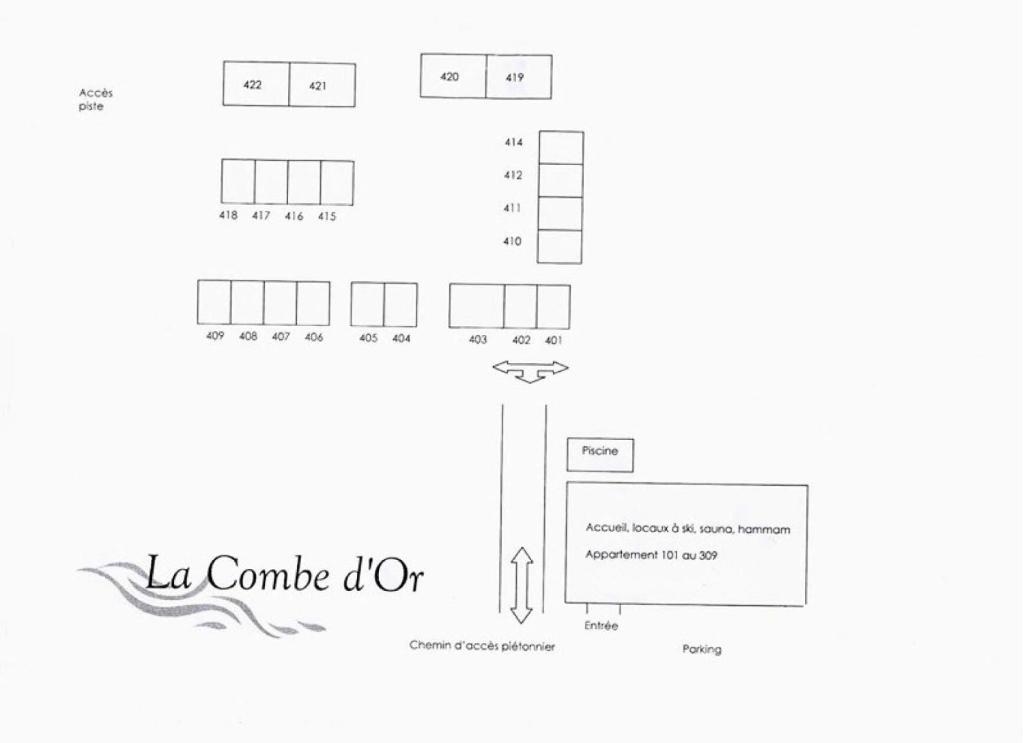 Plan piętra w obiekcie Chalet La Combe D Or - Chalet mitoyen en résidence de standing MAE-3884