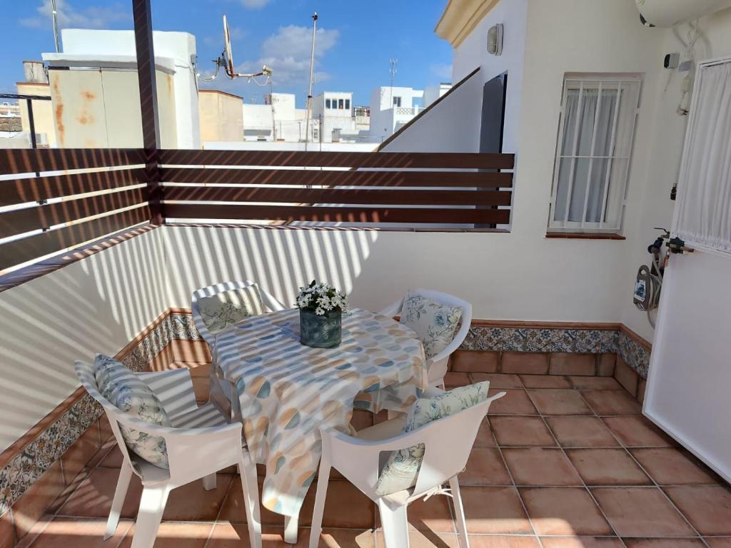 En balkon eller terrasse på Mina42 by 7Escalones