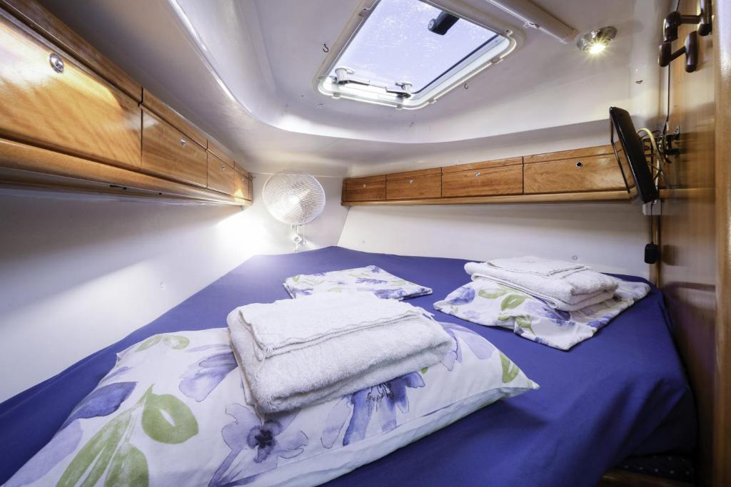 Postel nebo postele na pokoji v ubytování Barco As
