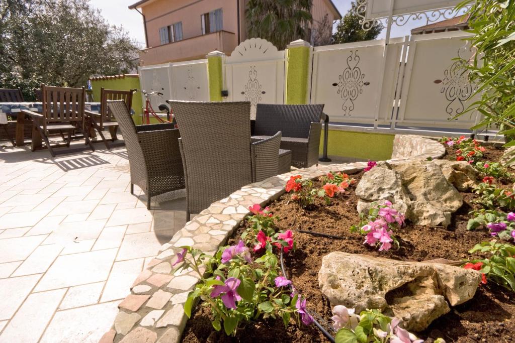 Zahrada ubytování Locanda Del Picchio