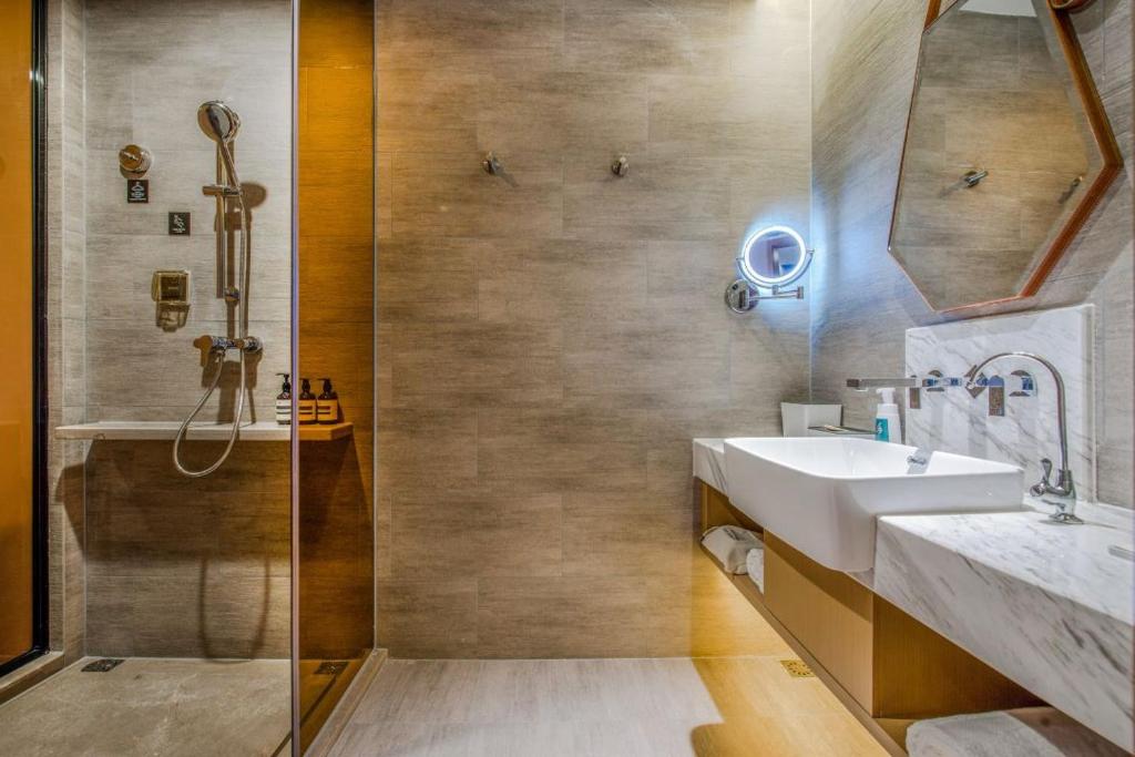 Koupelna v ubytování Atour Hotel Zhongshan Tanzhou