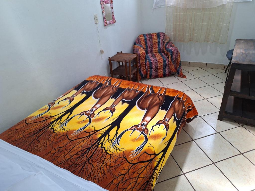 Posezení v ubytování Hostal Casa Del Sol Comitan