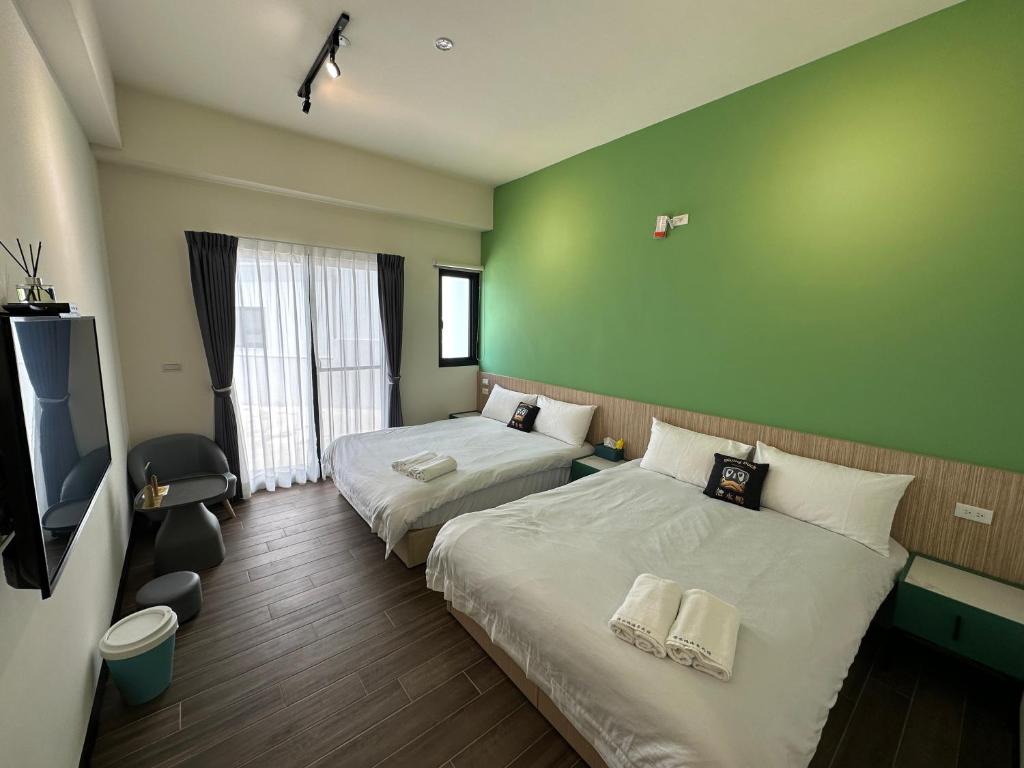Postel nebo postele na pokoji v ubytování Diving Duck B&B