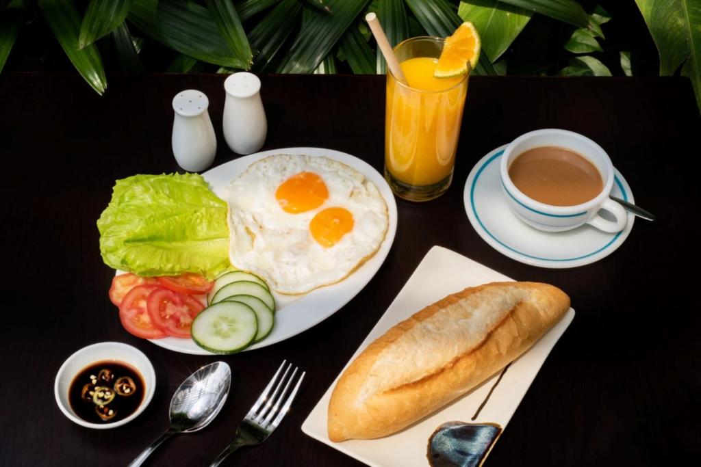 Možnosti snídaně pro hosty v ubytování Iris De Villa Hoi An