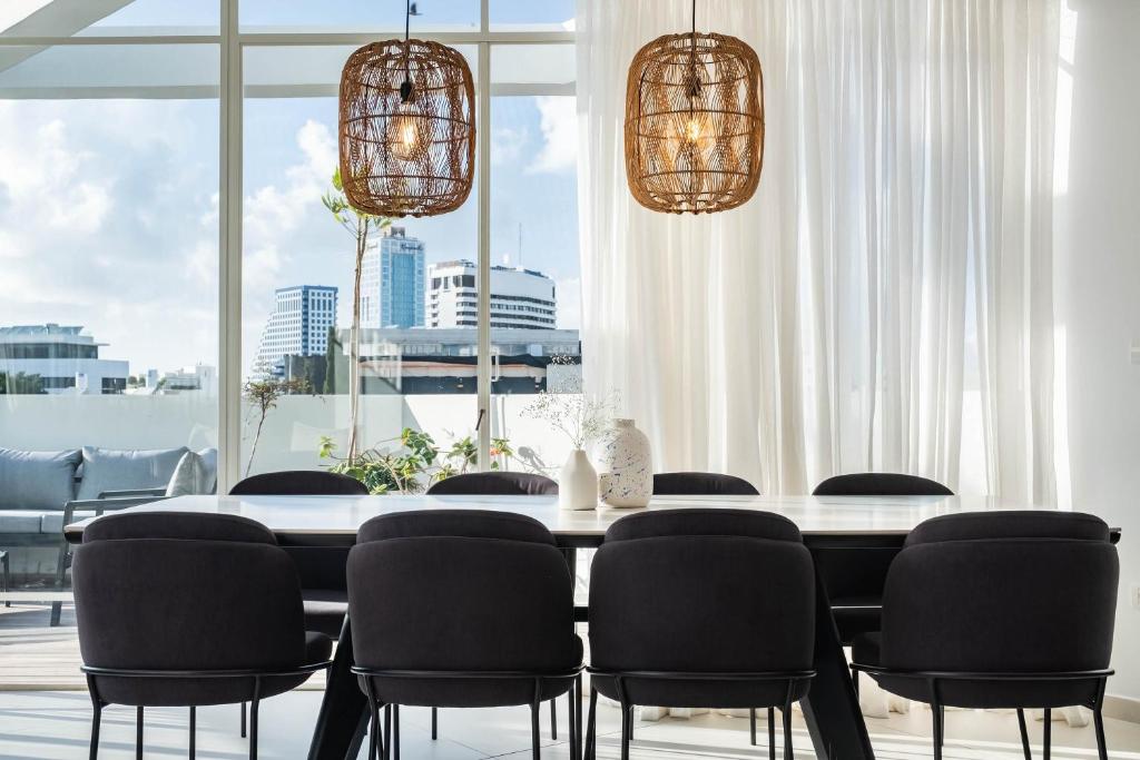 Posezení v ubytování KG4 LUX Apartments