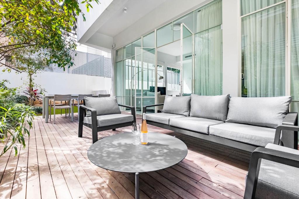 Balkón nebo terasa v ubytování KG4 LUX Apartments