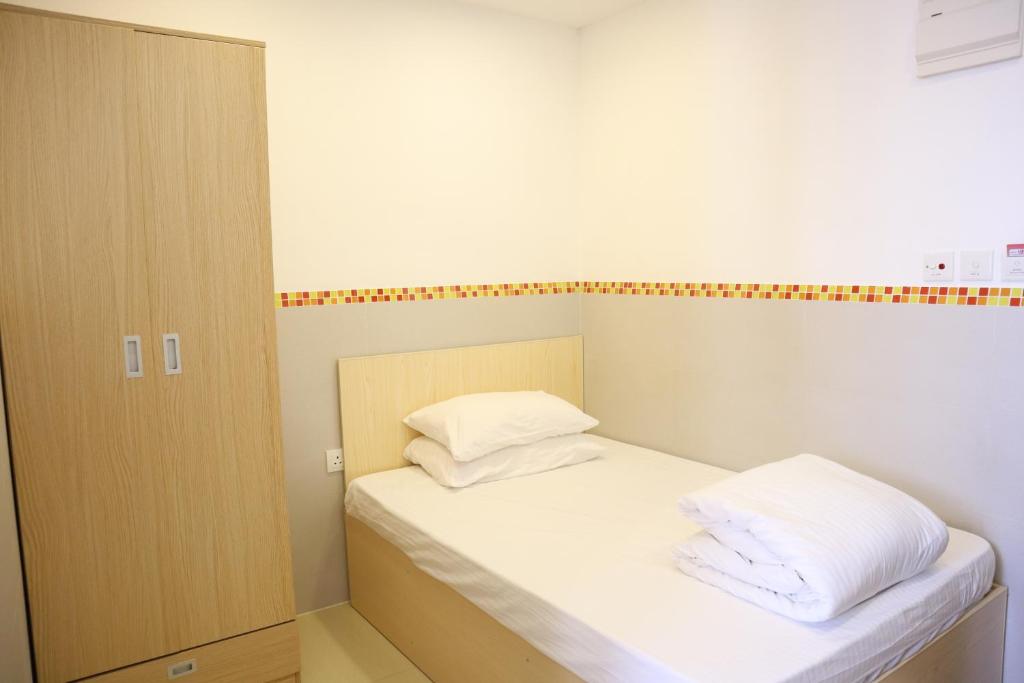 Katil atau katil-katil dalam bilik di Hong Kong Hostel