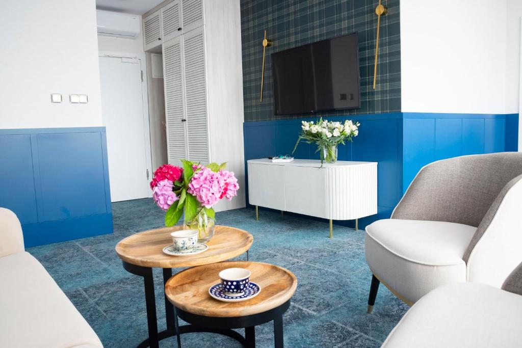 Posezení v ubytování Hotel Szafir