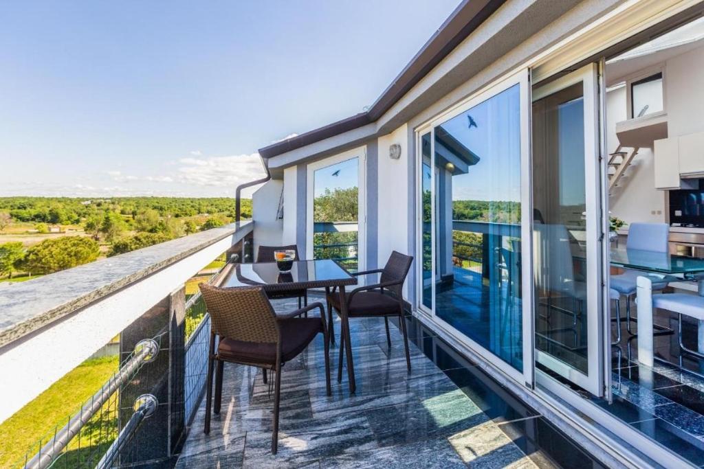 Balkón nebo terasa v ubytování Vista Exclusive