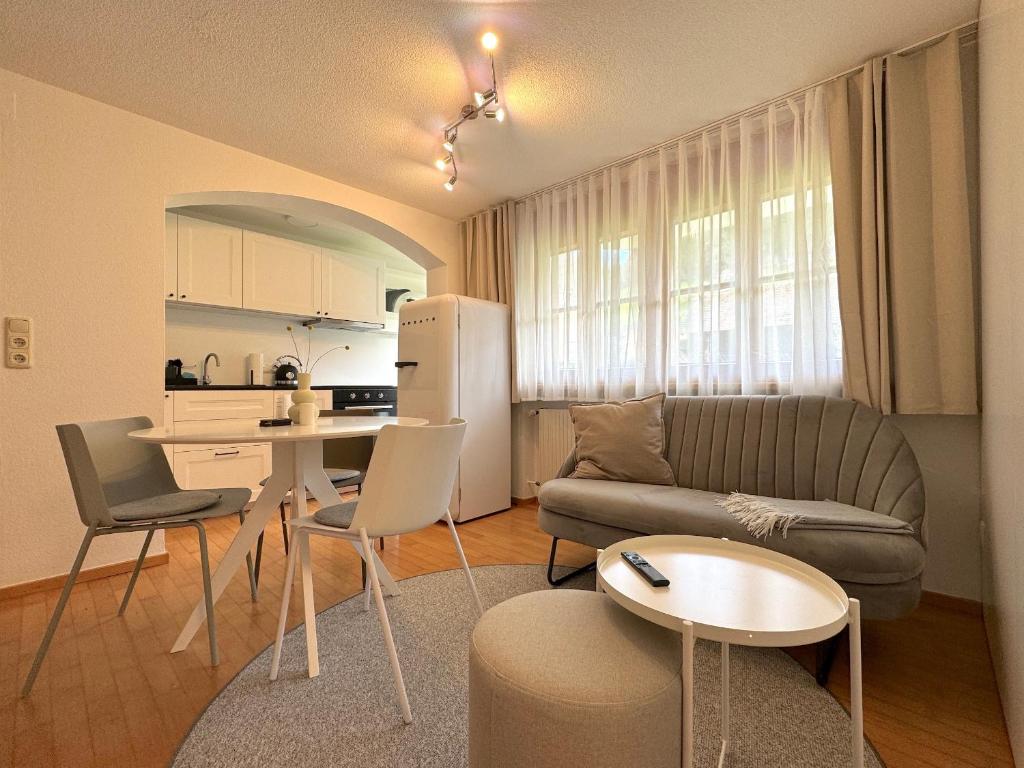 Kuchyň nebo kuchyňský kout v ubytování Bauernchalet Alois