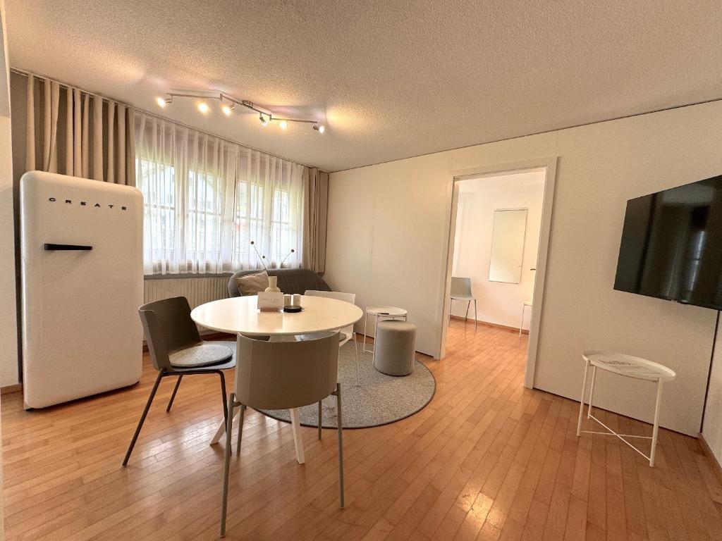 Kuchyň nebo kuchyňský kout v ubytování Bauernchalet Alois