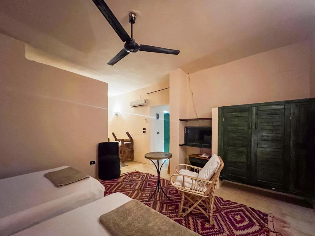 TV a/nebo společenská místnost v ubytování Siwa Shali Resort