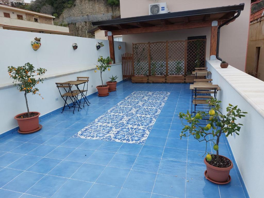 Balkón nebo terasa v ubytování B&B La Filanda