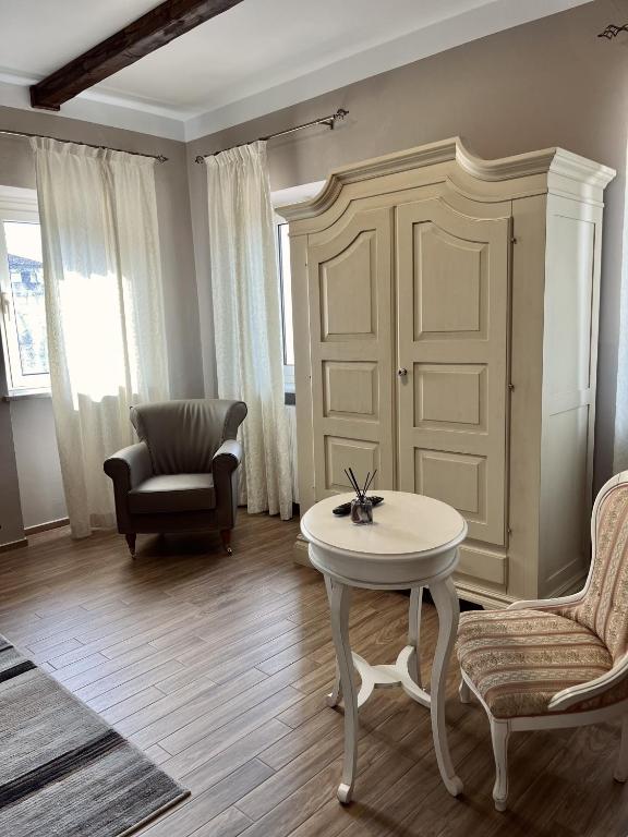Posezení v ubytování Casa Caimotta