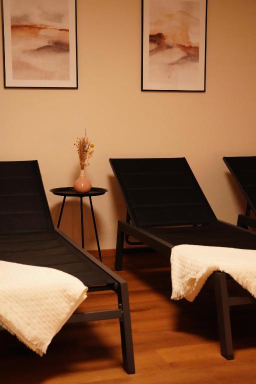Posezení v ubytování Ferienhotel Iris