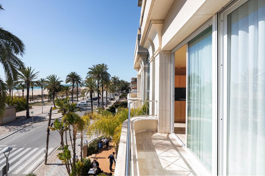 A balcony or terrace at MAREA Hotel