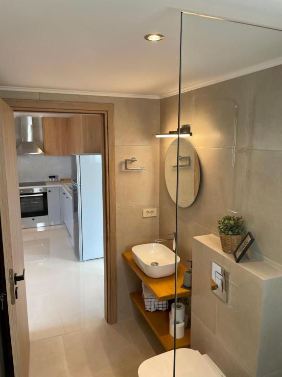 Koupelna v ubytování Oliva Verde Residences