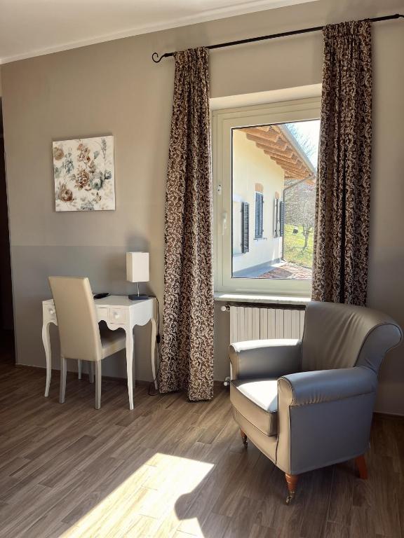 Posezení v ubytování Casa Caimotta