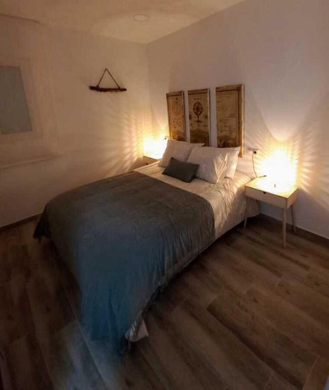 Postel nebo postele na pokoji v ubytování Nuevo apartamento junto al mar