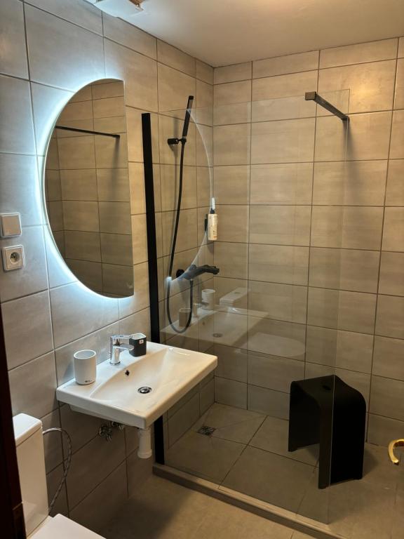 Łazienka w obiekcie Hotel Radnice