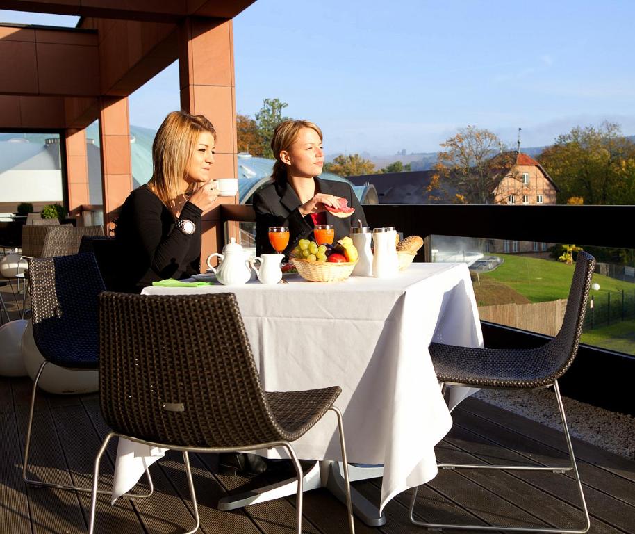 Nápoje v ubytování Hotel an der Therme