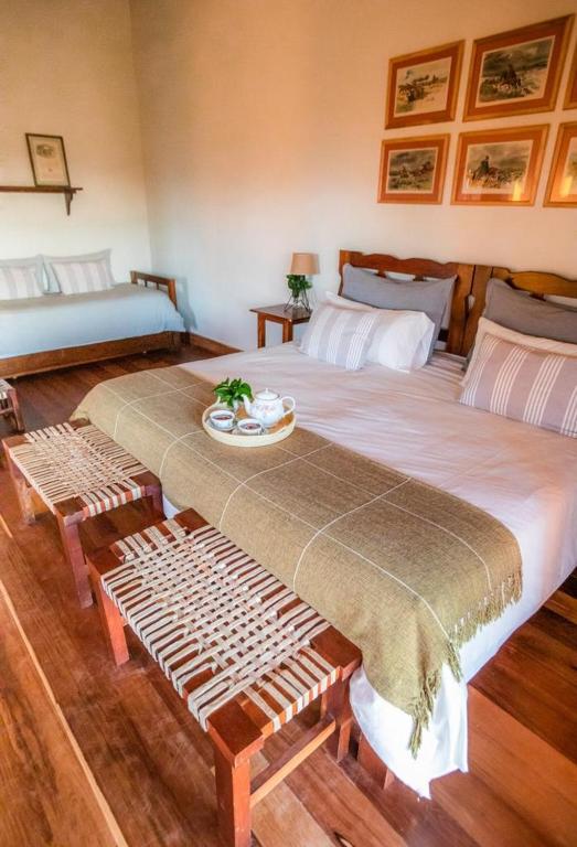 Postel nebo postele na pokoji v ubytování Casa de Esteros
