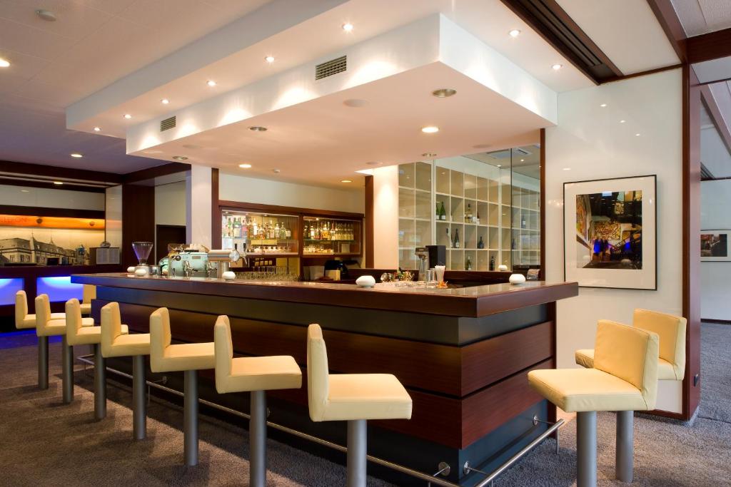 Lounge nebo bar v ubytování Hotel an der Therme