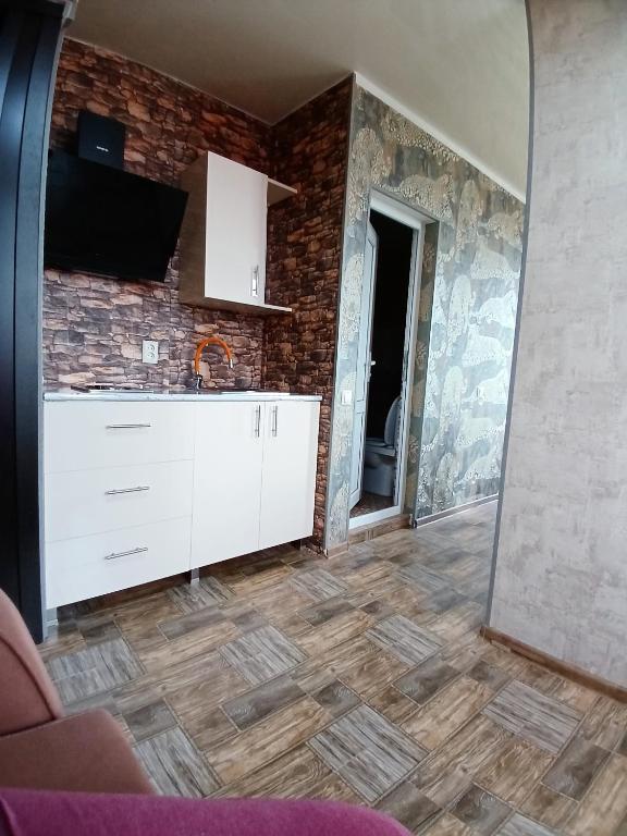TV a/nebo společenská místnost v ubytování Hotel Kobuleti