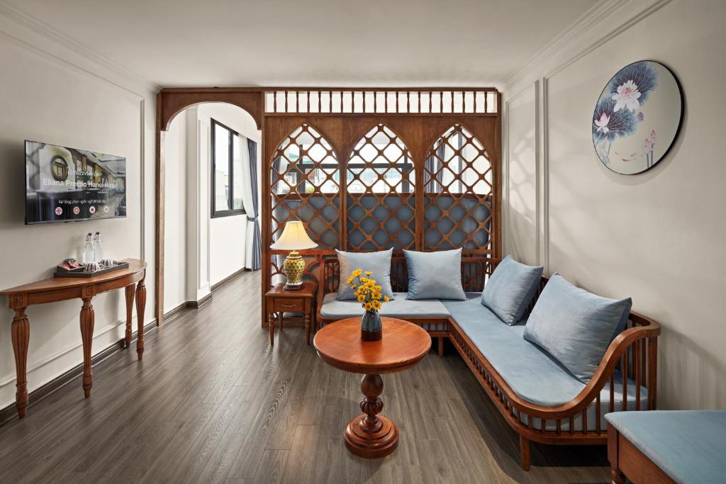 Posezení v ubytování Eliana Premio Hotel Hanoi