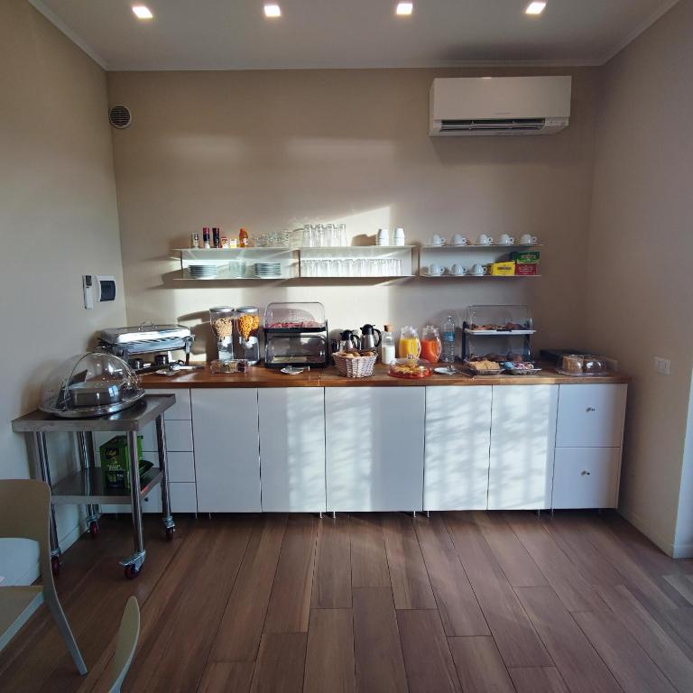 Kuchyň nebo kuchyňský kout v ubytování B&B Via delle 5 Terre
