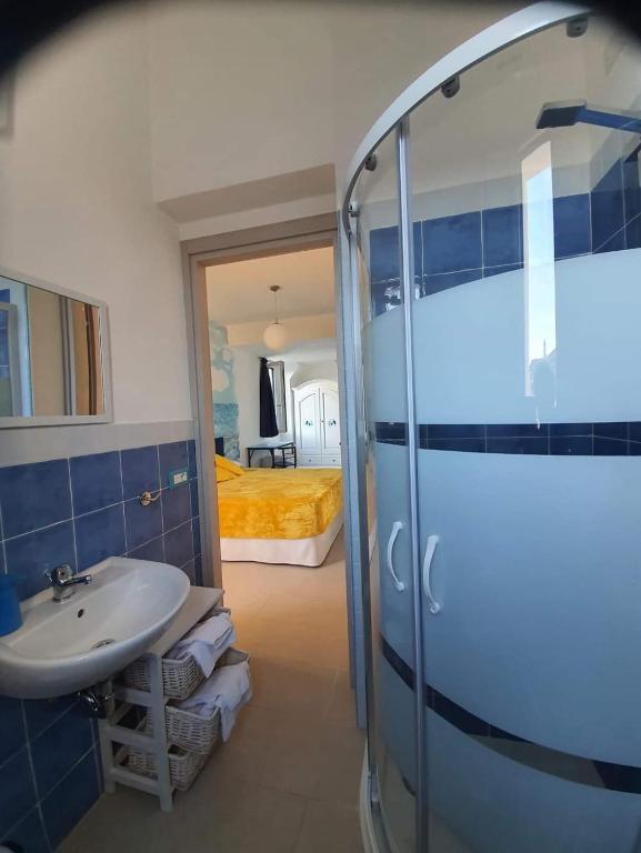 Koupelna v ubytování B&B da Nuccia Villasimius