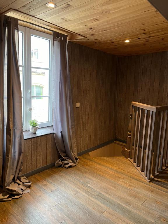 Posezení v ubytování Gîte Pierre et Meuse