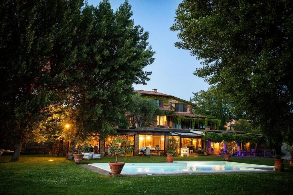A garden outside Fattoria Di Corsignano