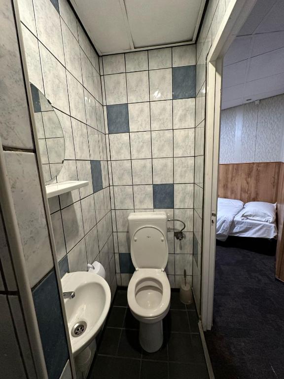Koupelna v ubytování Flex-Inn