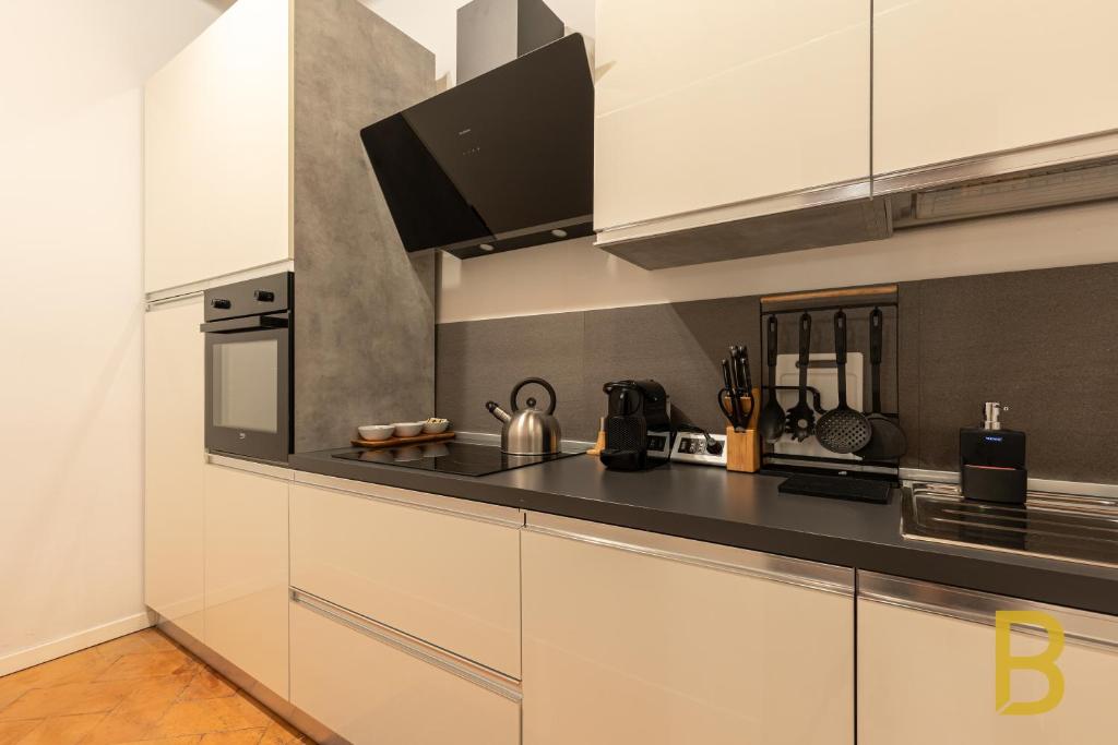 Kuchyňa alebo kuchynka v ubytovaní BePlace Apartments in Magenta
