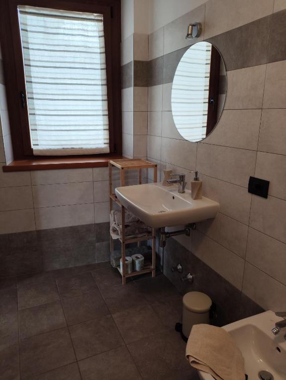 Koupelna v ubytování B&B Vivi l'Attimo