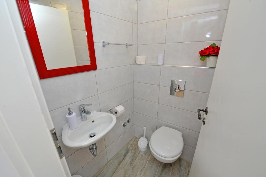 Koupelna v ubytování Luxury Rooms Nirvana