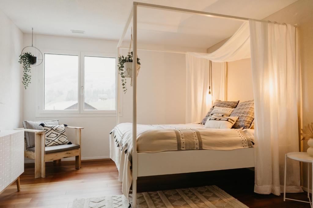 Postel nebo postele na pokoji v ubytování Apartment Fortaleza