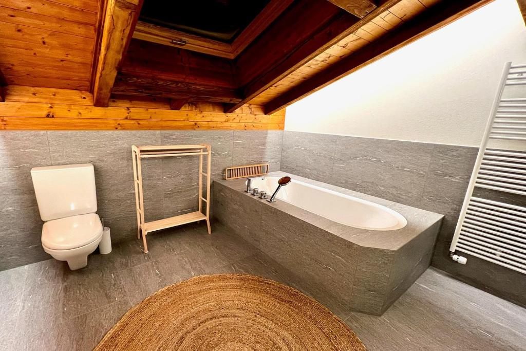 Koupelna v ubytování Apartment zum Leist