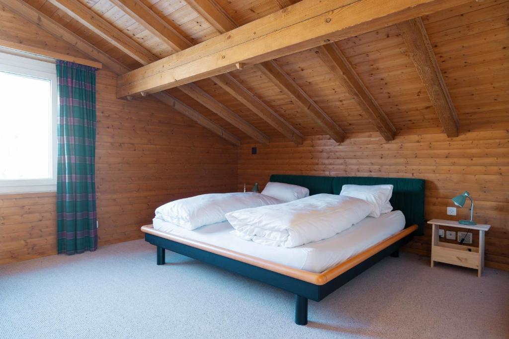 Postel nebo postele na pokoji v ubytování Apartment zum Leist