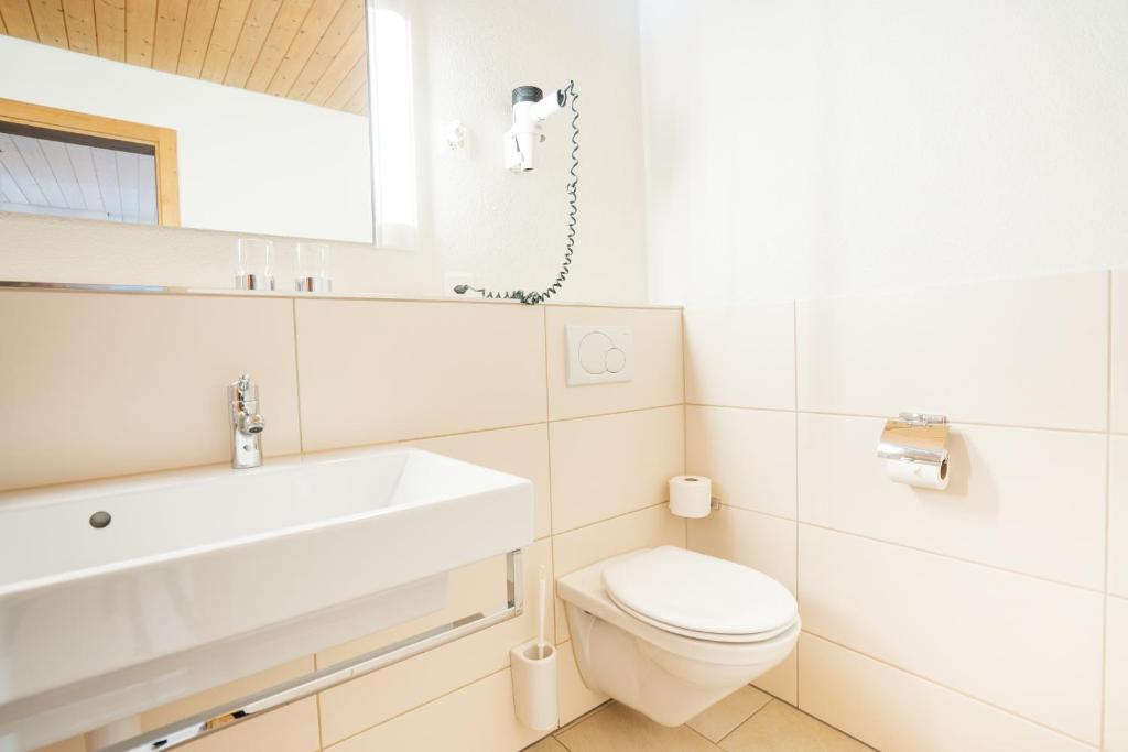 Koupelna v ubytování Apartment Bischofberger D20