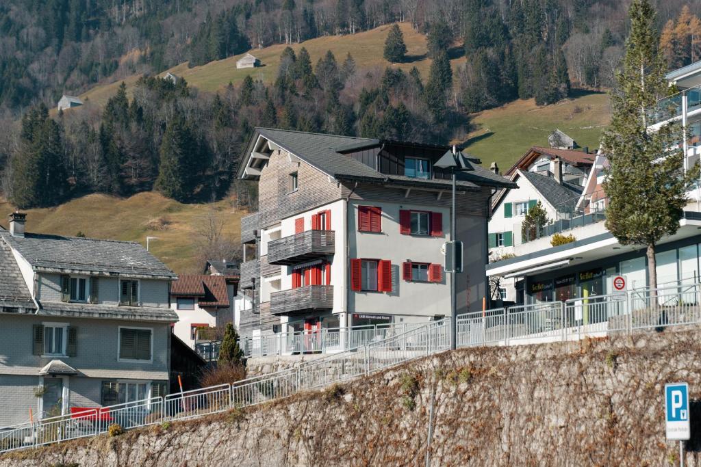 Nespecifikovaný výhled na hory nebo výhled na hory při pohledu z apartmánu