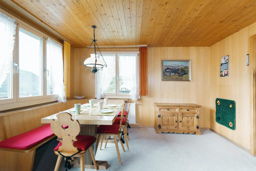 Posezení v ubytování Apartment im Chalet Biodola