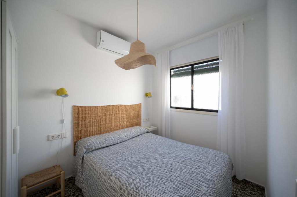Postel nebo postele na pokoji v ubytování Tradicional apartamento central de 2 camas dobles