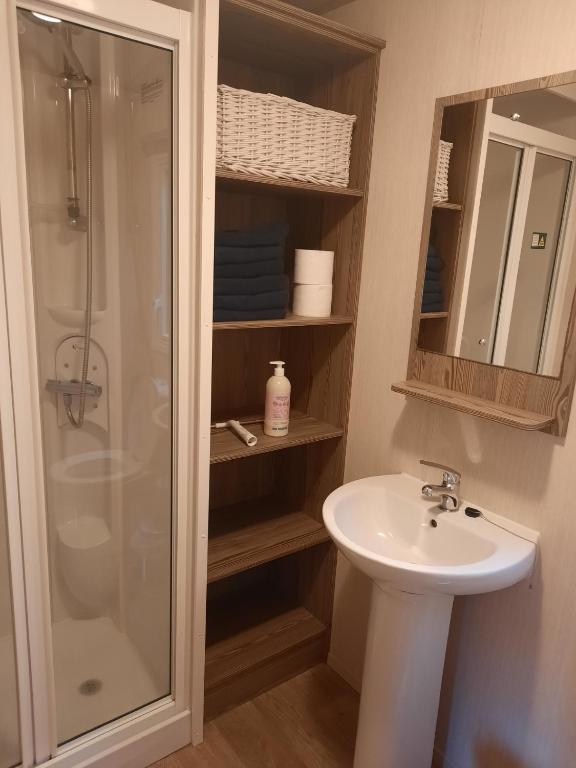 Koupelna v ubytování Schier Stee