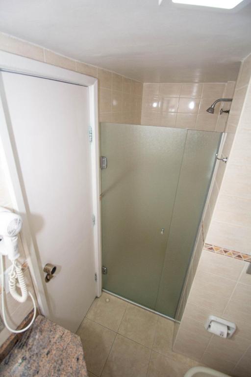 Koupelna v ubytování Trevi Hotel e Business
