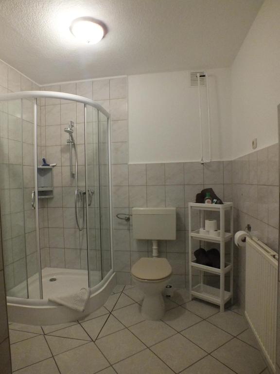Koupelna v ubytování Zwei Bett Zimmer