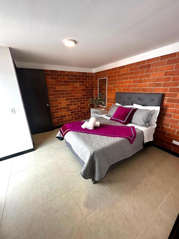 Postel nebo postele na pokoji v ubytování Perfecto apartamento para descansar